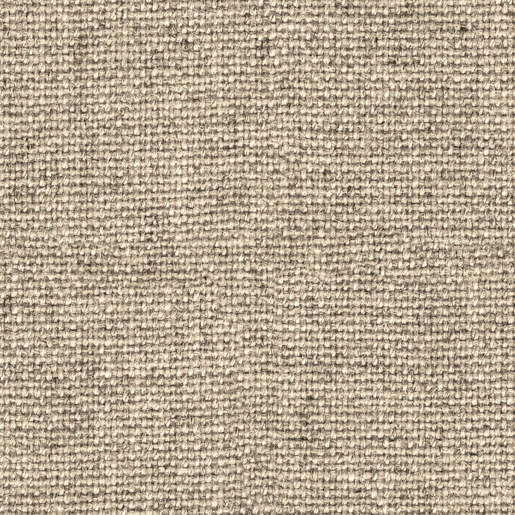 Stone coloured Flax fabric swatch