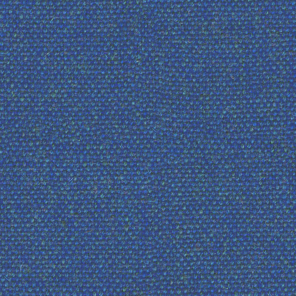 Marine coloured Flax fabric swatch