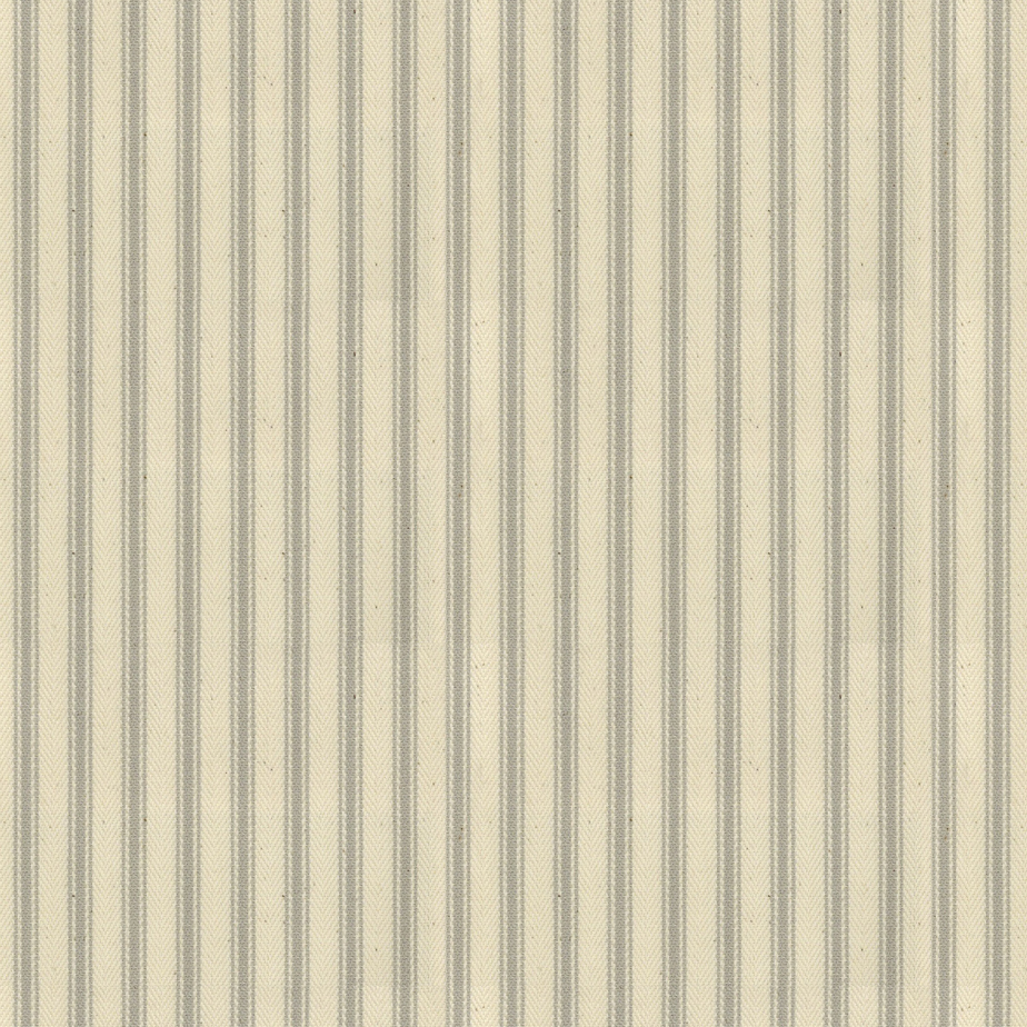 Grey coloured Ian Mankin Ticking 01 fabric swatch