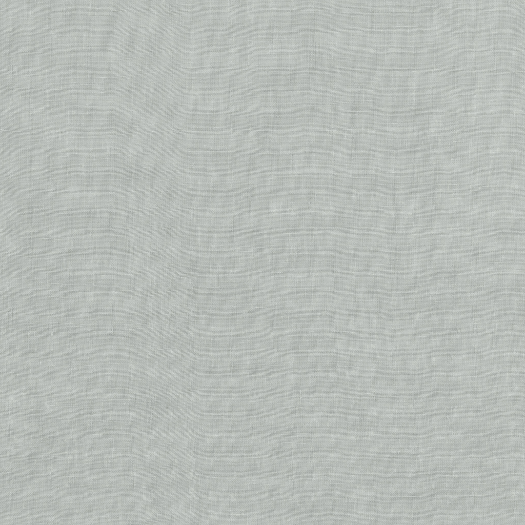 Chamonix Sky coloured Satin Linen fabric swatch