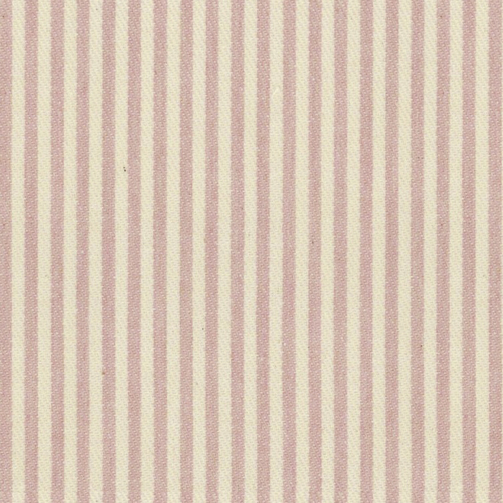 Cherry Blossom coloured Bonbon Stripe fabric swatch