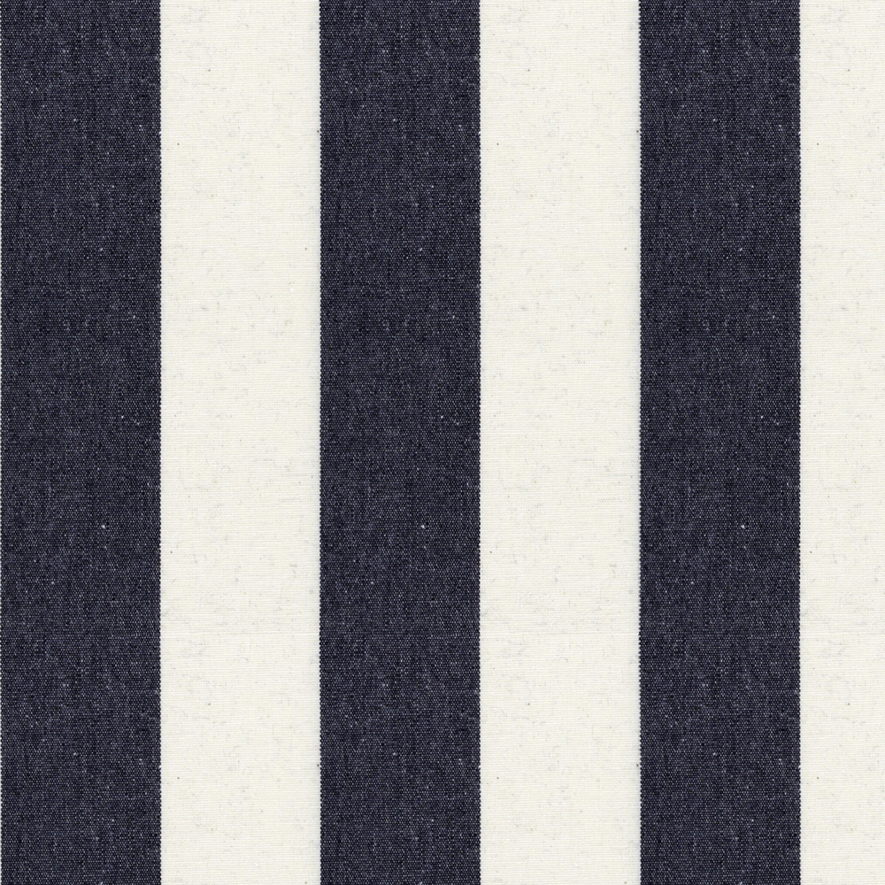 Pitch coloured Amalfi Stripe fabric swatch