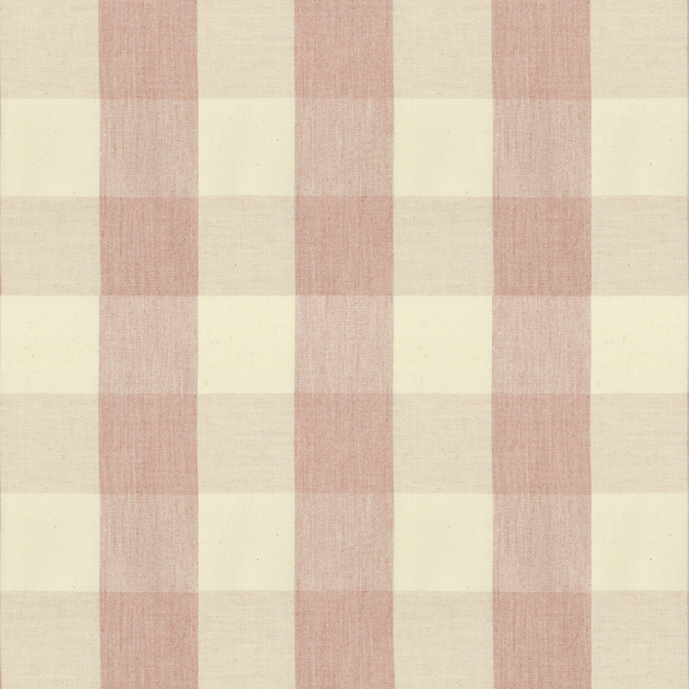 Bloom coloured Tuscan Gingham fabric swatch